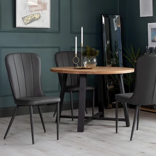 Dining room chairs and table from EZ Living Furniture.