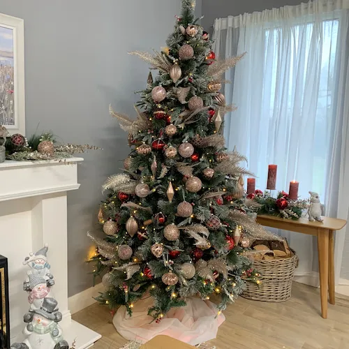 Christmas Tree and Christmas Skirt from EZ Living Furniture.