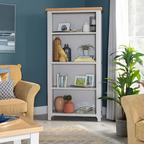 Kinsale grey and oak bookcase from EZ Living Furniture.