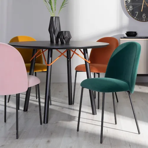 Tuka Multicoloured dining chairs from EZ Living Furniture.