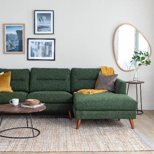 Presley green chaise from EZ Living Furniture.