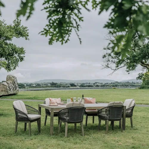 Montpellier Dining Table & 6 Chair Garden Set at EZ Living Furniture.