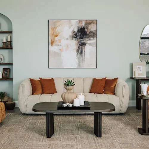 Matera Ivory Sofa at EZ Living Furniture.