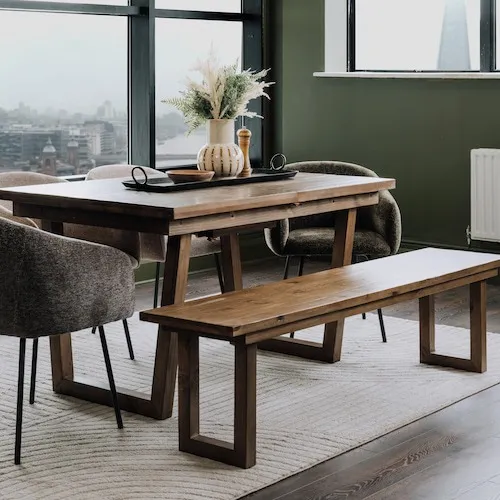 Ladder Reclaimed Cashew Table at EZ Living Furniture.