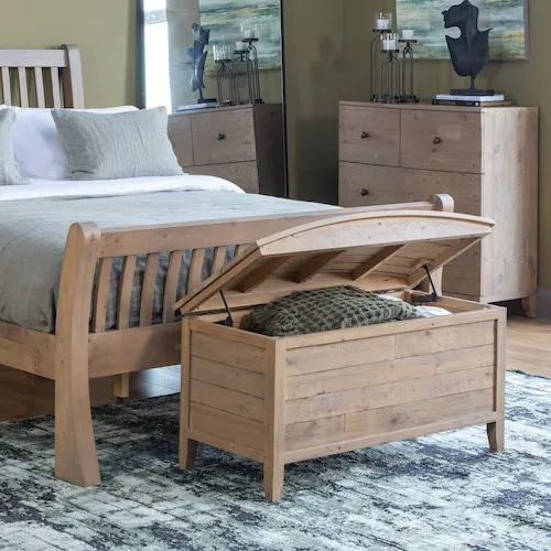 Bria Reclaimed Bedroom Set at EZ Living Furniture.
