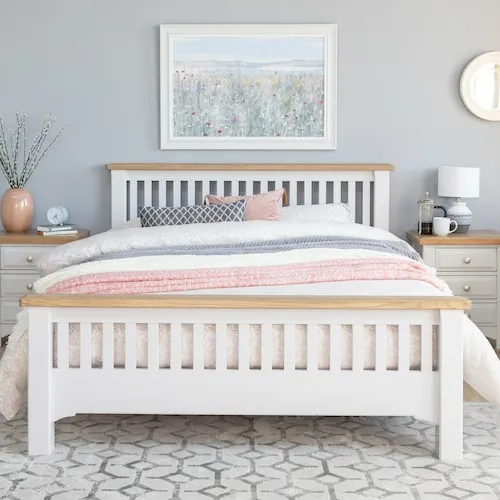 Georgia grey bed frame at EZ Living Furniture.