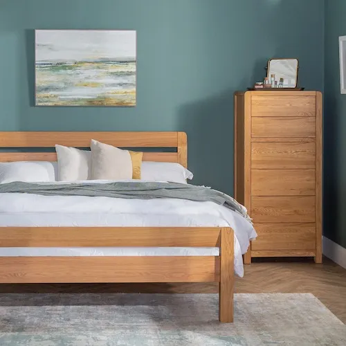 Iris Oak Bedroom Set at EZ Living Furniture.