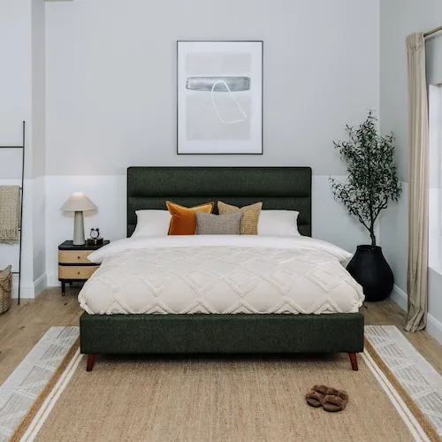 Ebony Green Bed Frame at EZ Living Furniture.