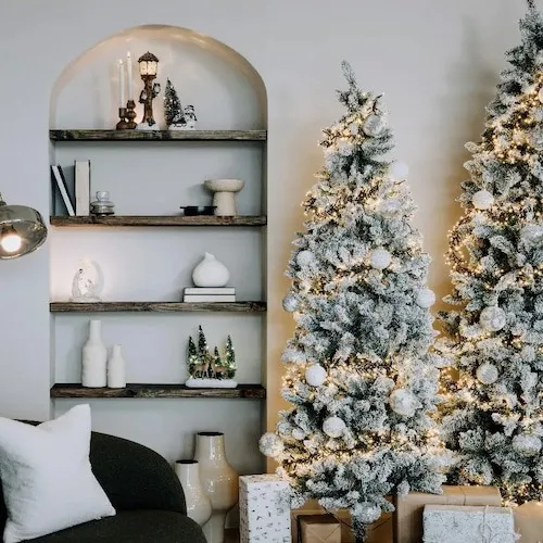 Noble 7ft Slim White Snow Christmas Tree at EZ Living Furniture.