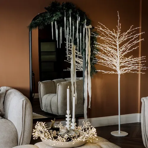 Rudy White Branch LED Tree at EZ Living Furniture.